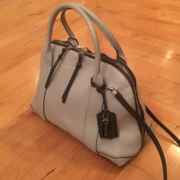 Coach Handbags - Coach Pebbled Leather Satchel Bag